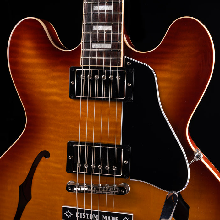 Pre-Owned 2022 Gibson ES-335 Figured Iced Tea with OHSC