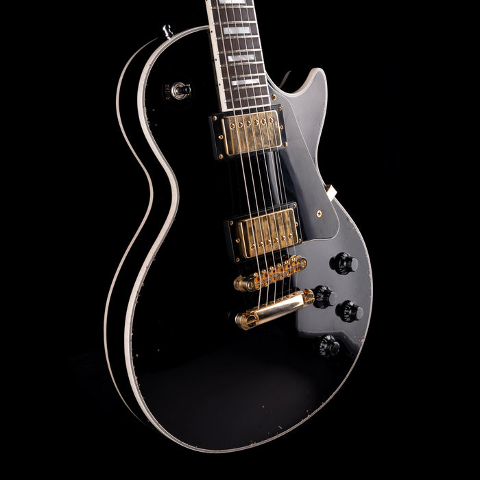 Pre-Owned 2023 Maybach Lester Black Velvet '57 Custom Aged 60s Slim Taper Neck With OHSC