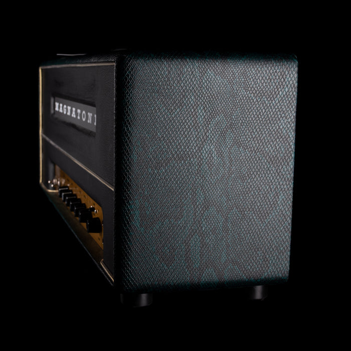 Pre-Owned Magnatone Slash SL-100 Head with 4x12 Cabinet Iridescent Green