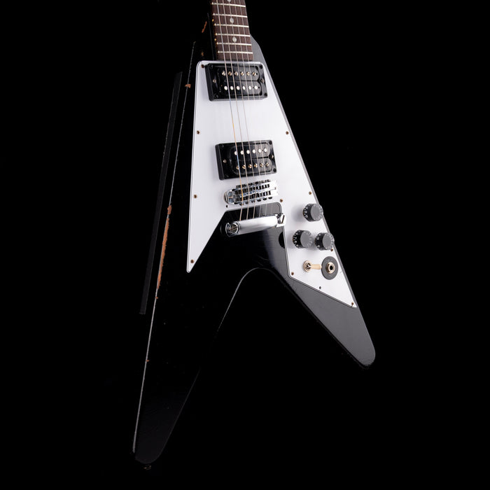 Pre-Owned Gibson Custom Shop Kirk Hammett Metallica Museum 1979 Flying V Black With OHSC