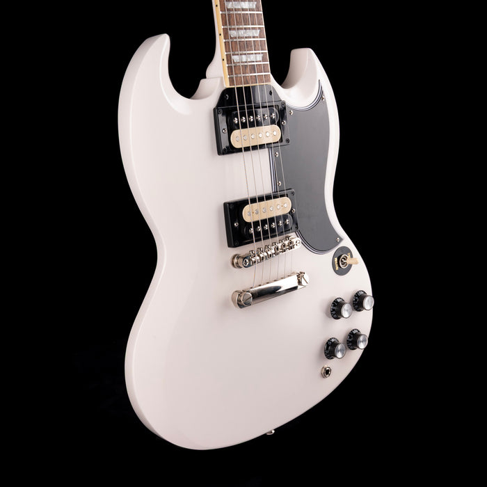 Pre Owned Epiphone 1961 Les Paul SG Standard Aged Classic White With OHSC - 2