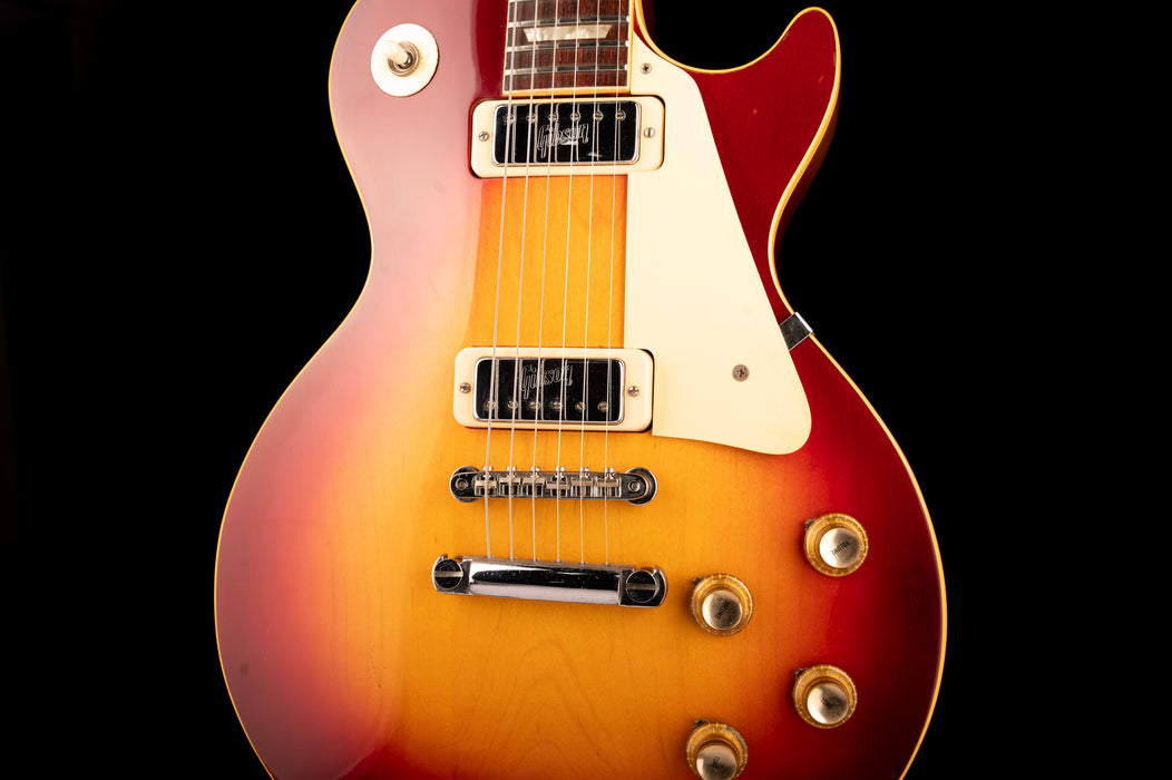 Vintage 1974 Gibson Les Paul Deluxe Heritage Cherry Sunburst With OHSC
