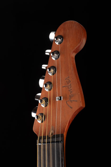 Pre Owned 2020 Fender Limited Edition American Flag Acoustasonic Stratocaster With Soft Case