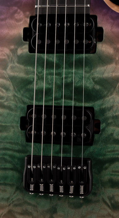 Mayones Duvell Elite 6 String 4A Quilt Maple Top Joker Burst Satine Finish