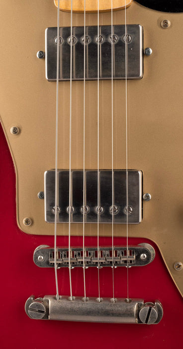 Fano Oltre JM6 Light Distress Red Burst with Gig Bag