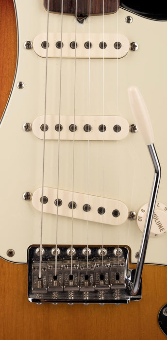 Pre Owned 2007 Fender '62 Hot Rod Reissue Stratocaster Sunburst With Arcane 61 Experience Pickups With OHSC