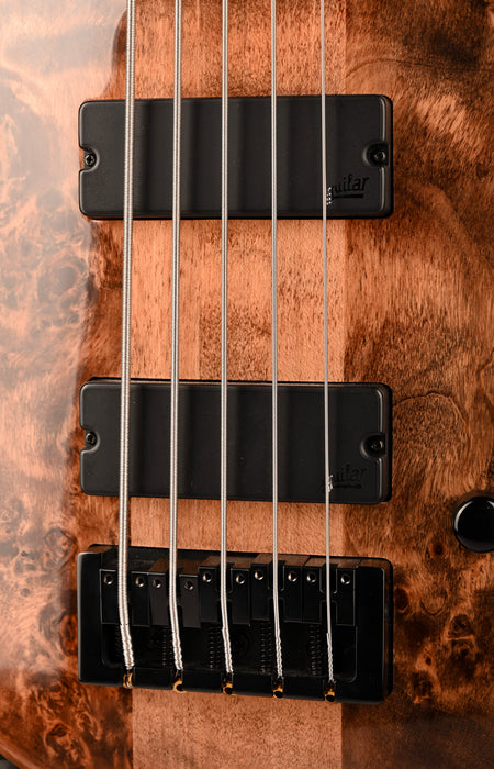 Pre Owned 2020 Spector NS Ethos 5 Faded Black Bass With OHSC