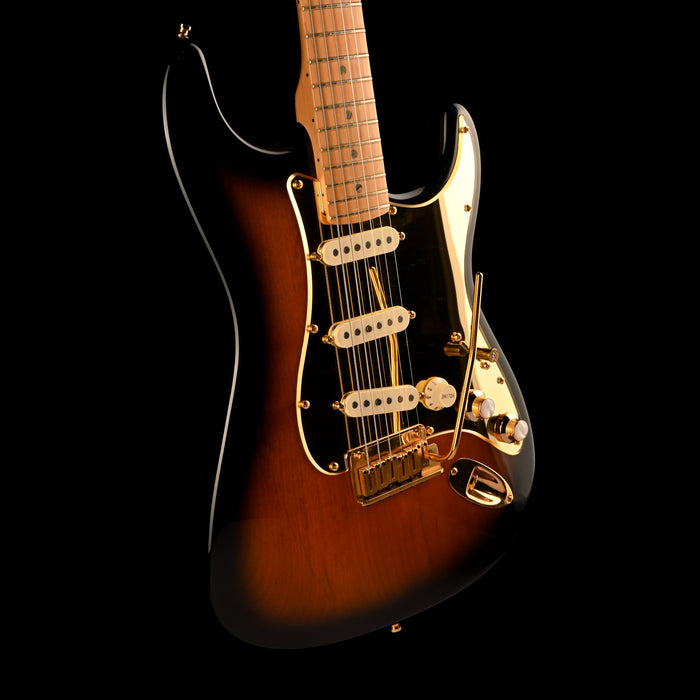 Pre Owned 04 Fender 50th Anniversary American Deluxe Strat Modified With OHSC