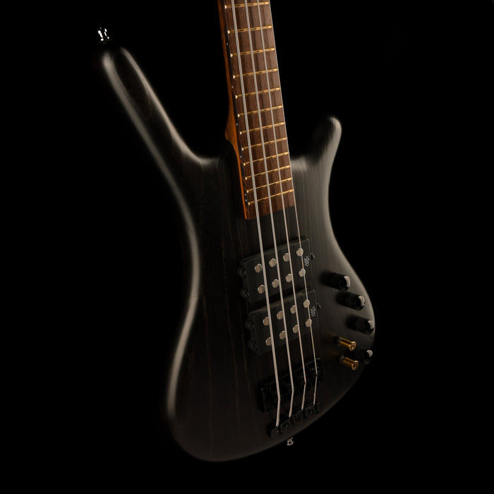 Pre Owned Warwick Corvette 4-String Bass Black With Gig Bag