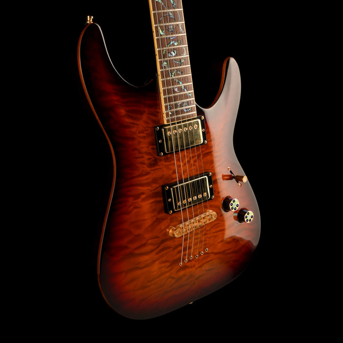 Used Schecter C-1 Classic Antique Amber Electric Guitar With Gig Bag