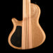 Mayones Cali4 Bass (17.5" Scale) 3A Spalted Maple Top Swamp Ash Back Maple Board With Case