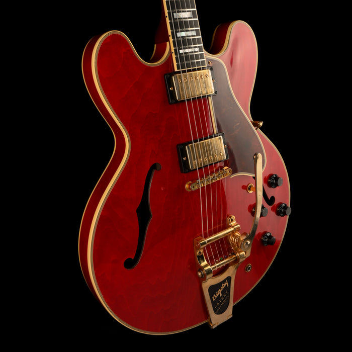 Pre Owned 2015 Gibson Memphis ES-355 Cherry With Bigsby With OHSC