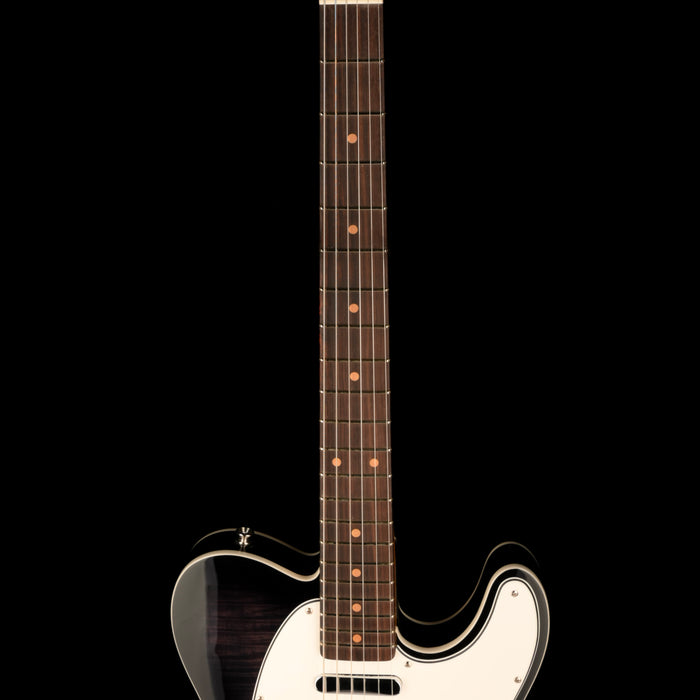 Fender Custom Shop 1960 Telecaster Custom Flametop NOS Ebony Transparent With Case