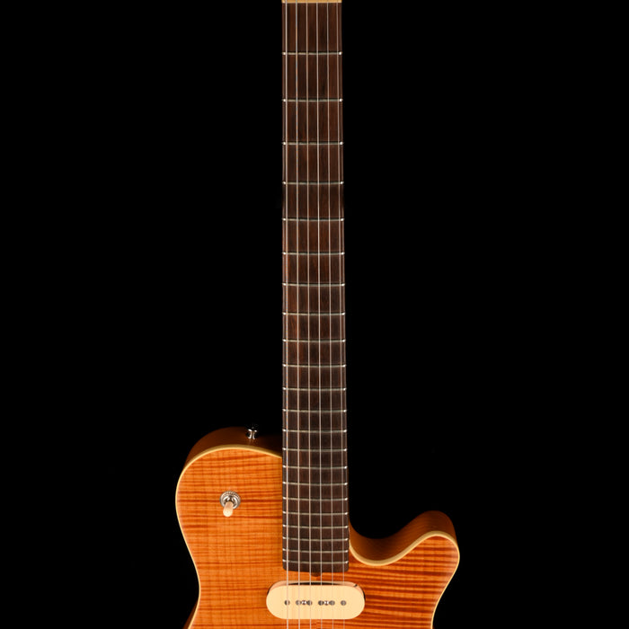 Pre Owned 2009 Rob Allen Single Cutaway Amber Electric Guitar With OHSC
