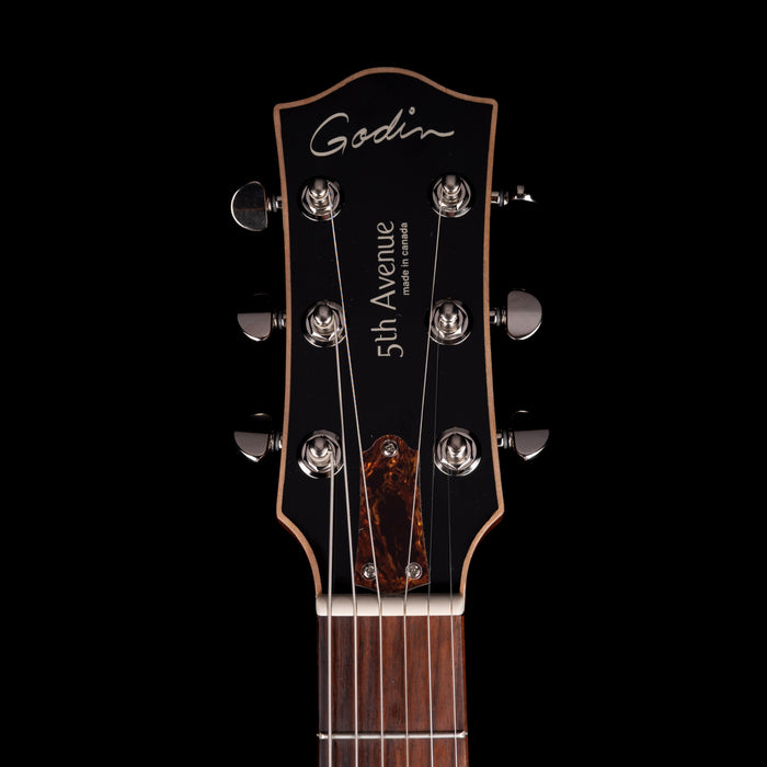 Used Godin 5th Avenue Kingpin Cognac Burst 2-P90 With Gig Bag