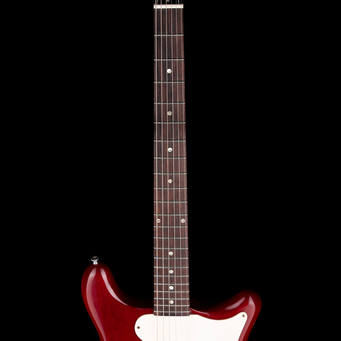 Vintage 1965 Epiphone Olympic Cherry Single Pickup Electric Guitar With Original Case