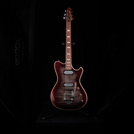 Powers Electric A-Type Select Chroma Silver Cranberry Color Shift with Softshell Case