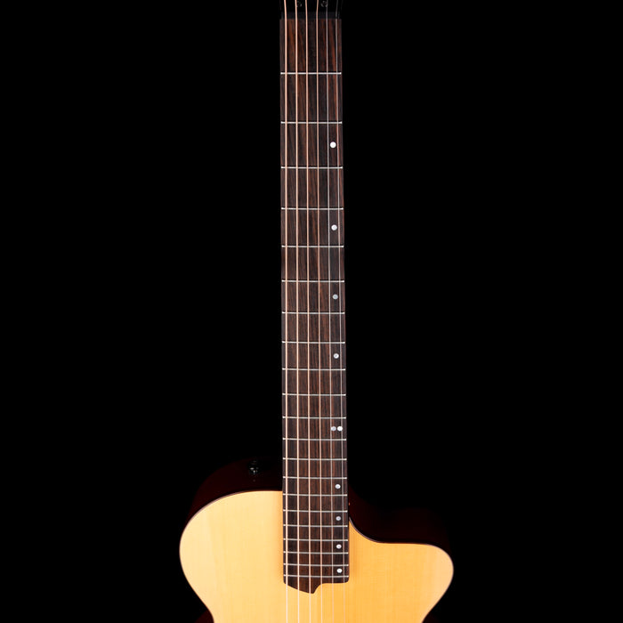 Pre Owned 2004 Willcox Guitars Lightwave Atlantis Thinline Natural Electric Guitar with Gig Bag