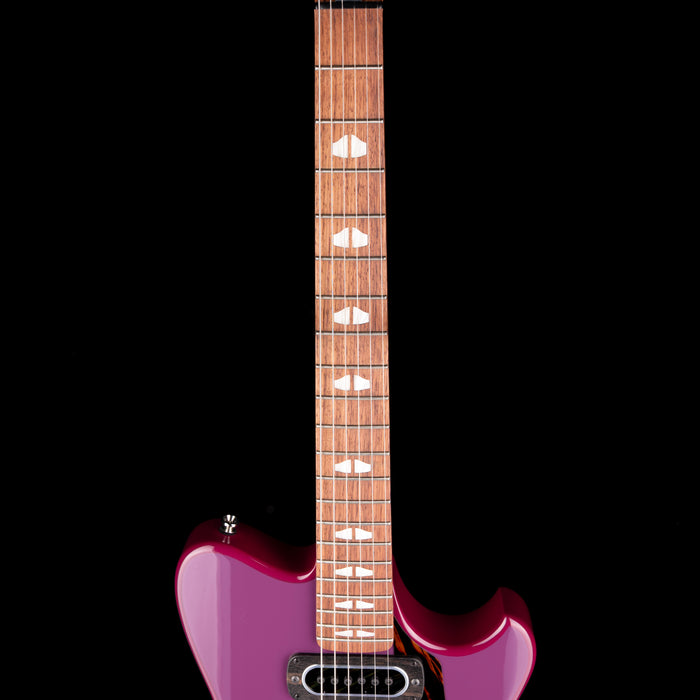 Powers Electric A-Type Hardtail Aubergine Ruby Star with Soft Case