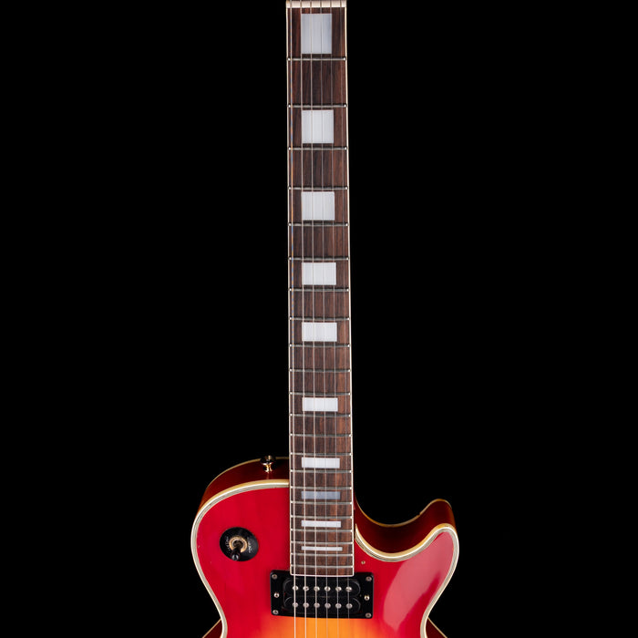 Used 1982 Aria Custom LP-Style (Bolt-On) Cherry Sunburst Electric Guitar With OHSC