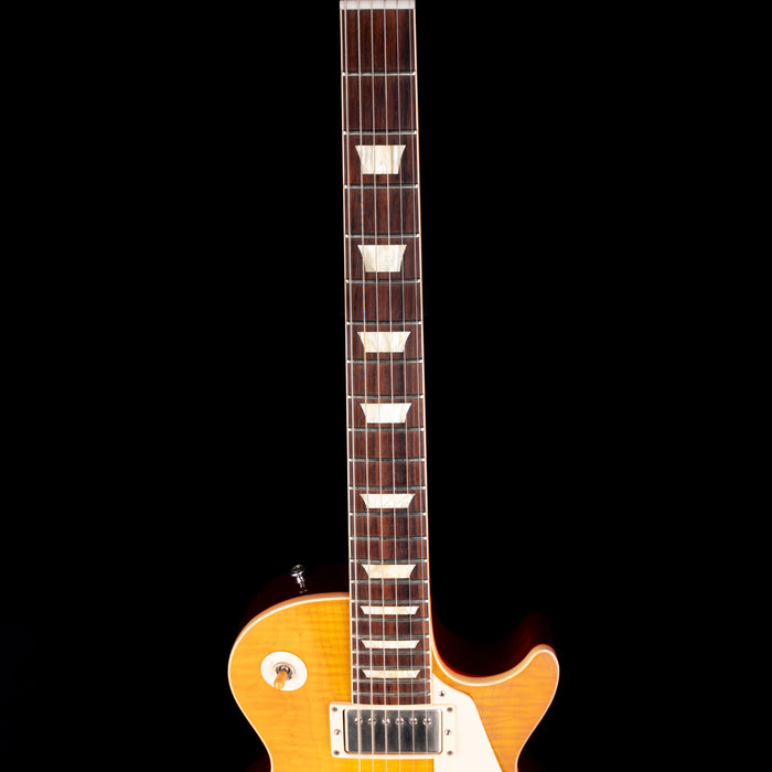 Pre Owned 2014 Gibson Custom Shop 1958 Les Paul LPR8 Lemonburst With OHSC