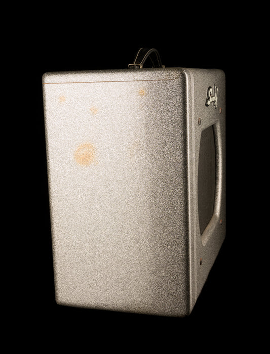 Pre Owned Swart Special Edition Space Tone Reverb Silver Sparkle Guitar Amp Combo with Footswitch