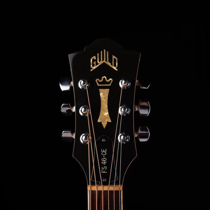 Pre-Owned Guild FS 46-CE Crossroads Series Natural Acoustic Electric With OHSC