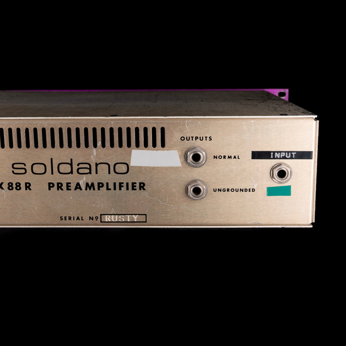 Pre-Owned Soldano X88R Rusty Anderson Modified Preamp Rack Mount Rusty