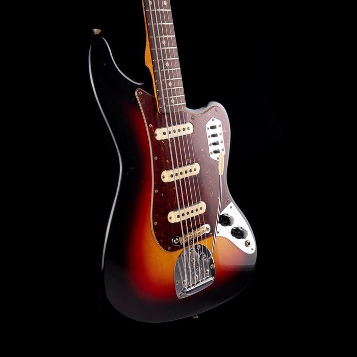 Fender Custom Shop 60's Bass VI Journeyman Relic Wide Fade 3-Tone Sunburst With Case