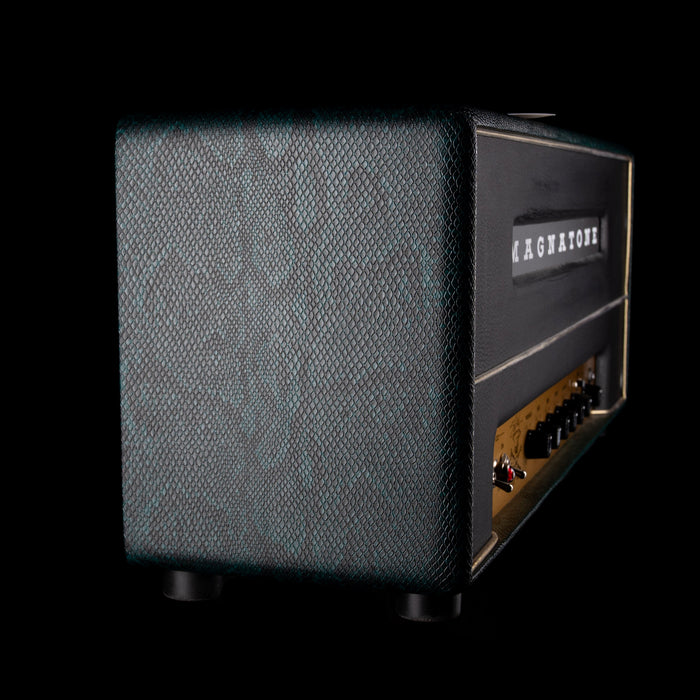 Pre-Owned Magnatone Slash SL-100 Head with 4x12 Cabinet Iridescent Green