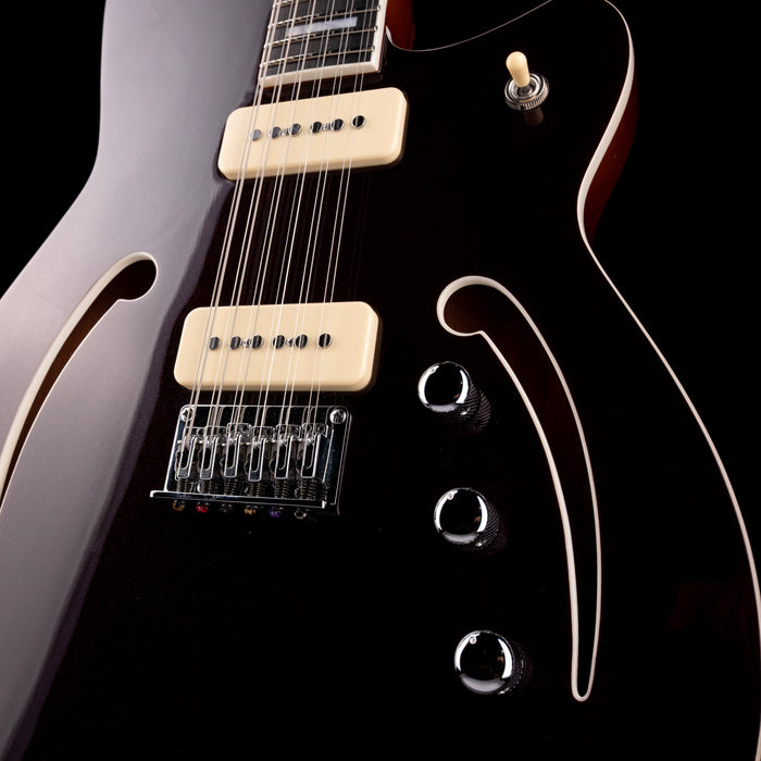 Reverend Airwave 12-String Electric Guitar - Metallic Bordeaux