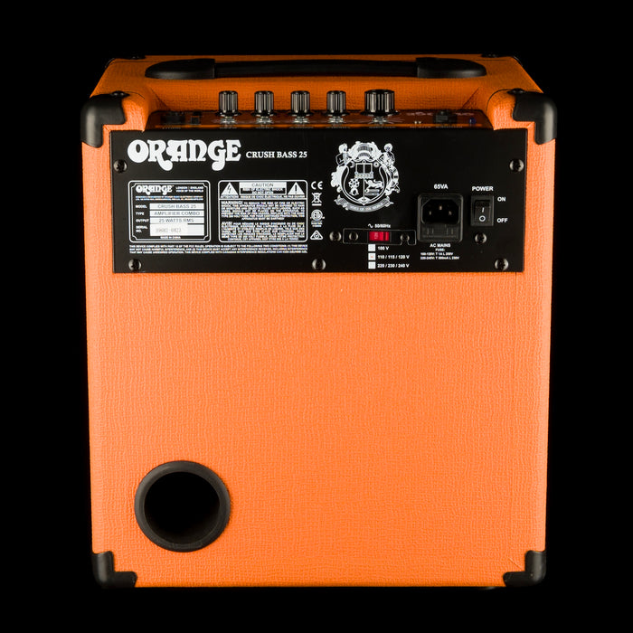 Used Orange Crush 25 Bass 25-Watt Bass Amp Combo - Orange
