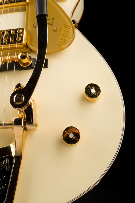 Pre Owned 2018 Gretsch G6134T-58 Vintage Select White Penguin With OHSC -  Serial # JT18083318