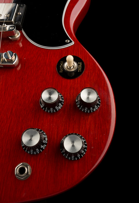 Pre Owned Gibson SG Standard '61 Stop Bar Vintage Cherry With OHSC
