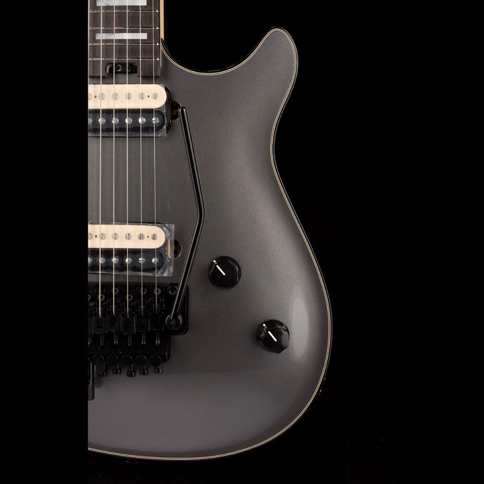 EVH Wolfgang USA Ebony Fingerboard Silver with Case - Serial # WG13742A - Demo Cutaway