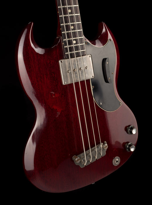 Vintage 1963 Gibson EB-0 Bass Cherry with OHSC