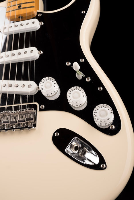 Used Fender Nile Rodgers Hitmaker Stratocaster Olympic White with OHSC