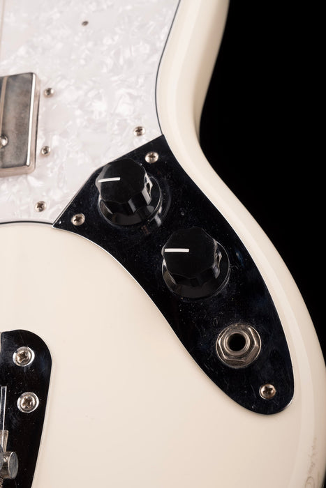 Used Fender Pawn Shop Mustang Bass Olympic White