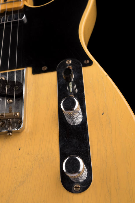 Pre Owned Fender Custom Shop 70th Anniversary Broadcaster Journeyman Relic Nocaster Blonde With OHSC