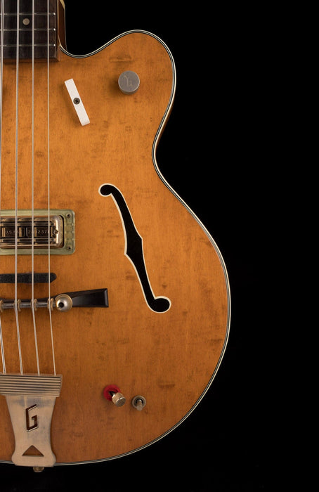Pre Owned 1963 Gretsch 6070 Country Gentleman Hollow Body Bass Natural/Walnut