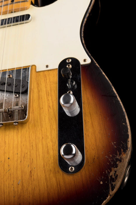 Fender Custom Shop Masterbuilt Austin MacNutt 1955 Telecaster Heavy Relic 2-Tone Sunburst With Case