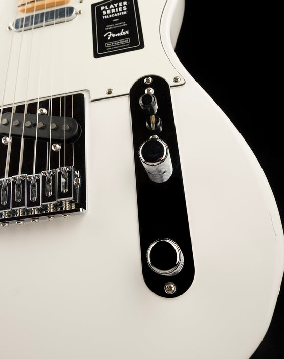 Used Demo Fender Player Series Telecaster Maple Fingerboard Polar White