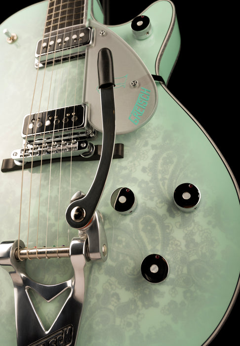 Gretsch Custom Shop Masterbuilt G6134CS 1955 Surf Paisley Penguin NOS