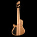 Mayones Cali4 Bass (17.5" Scale) 3A Spalted Maple Top Swamp Ash Back Maple Board With Case