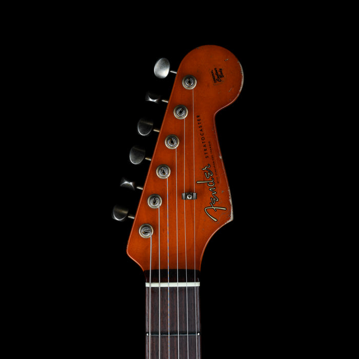 Fender Custom Shop Masterbuilt Levi Perry 1960 Stratocaster Heavy Relic Inca Silver over Black