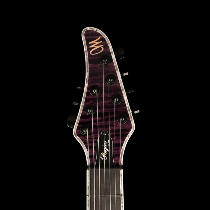 Mayones Regius Core 7 String Flame Top Dirty Purple Gloss Finish Guitar With Case