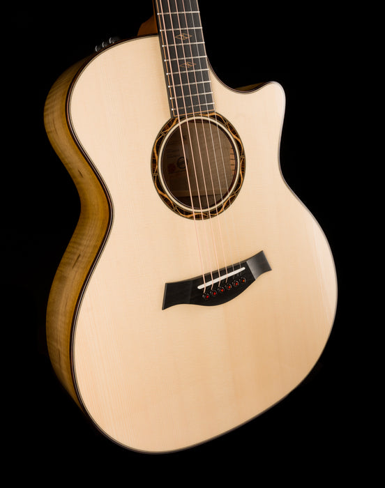 Taylor Custom Grand Auditorium C14ce Figured Myrtlewood Catch # 1 With Case