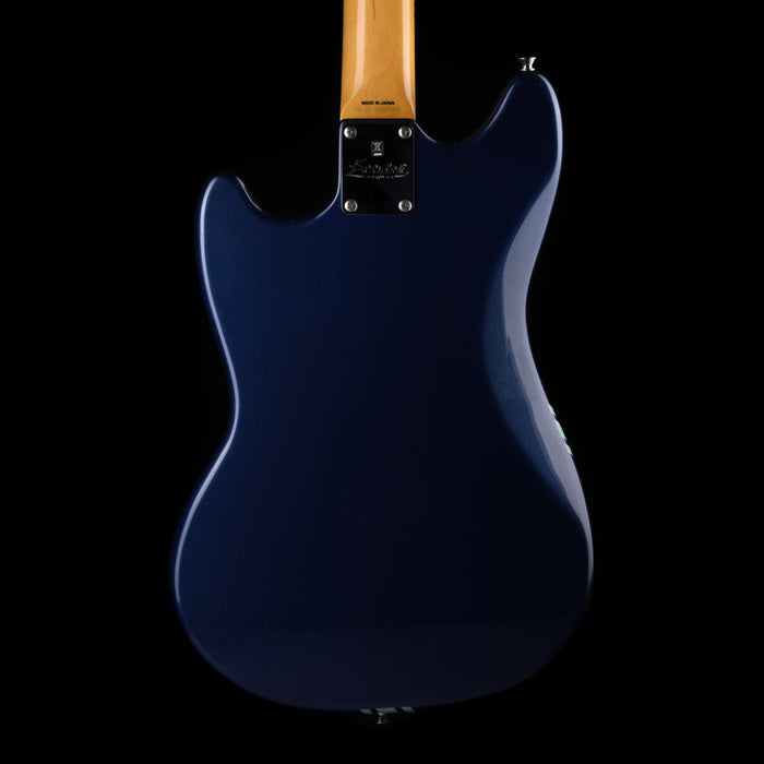Pre Owned 2012 Fender Kurt Cobain Mustang Dark Lake Placid Blue With Gig Bag