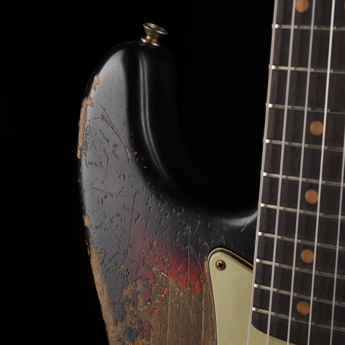 Fender Custom Shop Masterbuilt Jason Smith 1960 Stratocaster Ultimate Relic 3-Tone Sunburst With Case