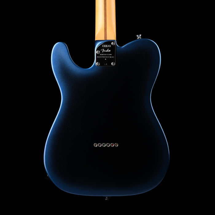 Pre Owned 2023 Fender American Professional II Telecaster Dark Night With OHSC